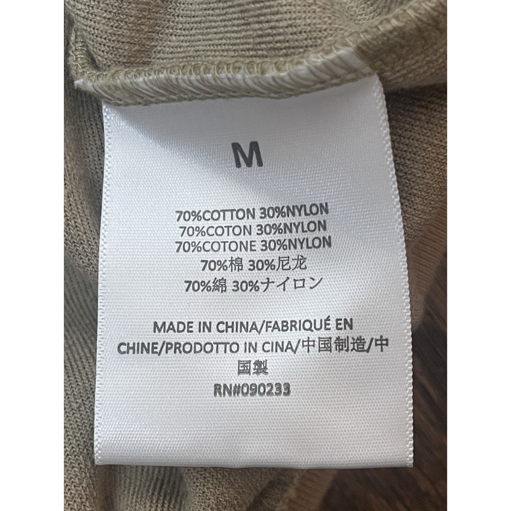 Fear of God Essentials Half Zip Velour Pullover Sweatshirt Oak Oversized NWT - Picture 8 of 8
